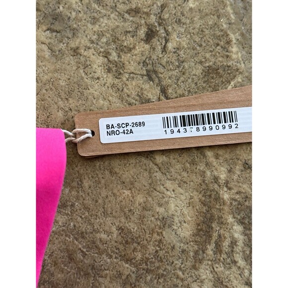 Skims Fits Everybody Lace Underwire Bra Neon Rose Size 42A - Picture 8 of 8